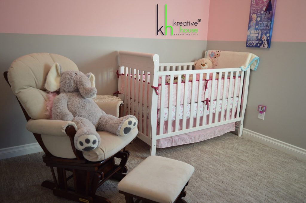Ideas to Create a Comfortable Nursery - Nursery crib chair bedroom room home child baby