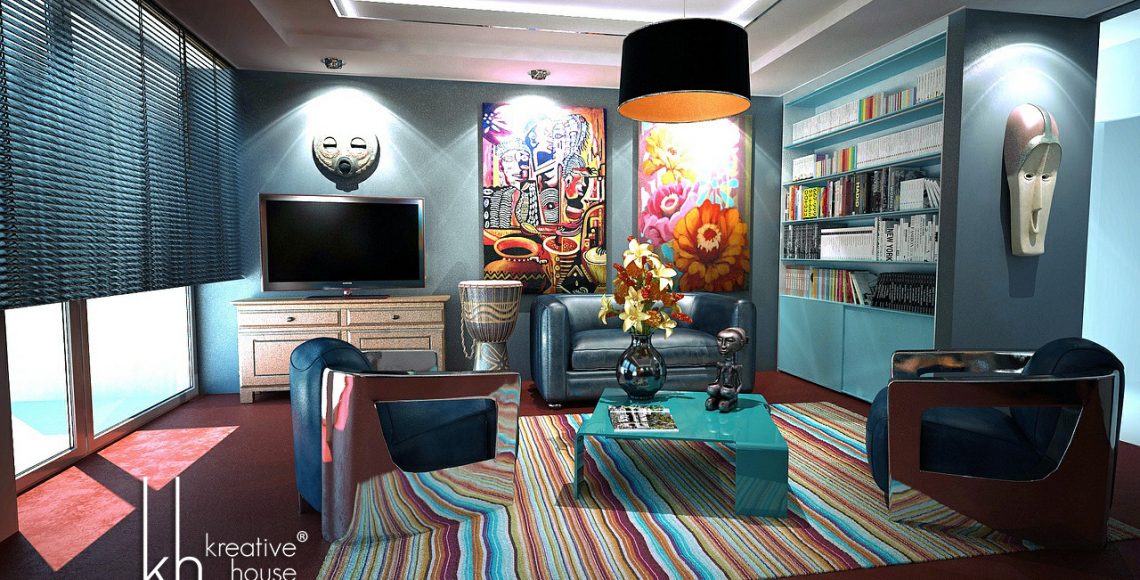 Creative Ways of Designing a Stylish Contemporary Apartment - apartment room interior design decoration design